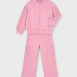 Girl contrast tracksuit