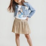 Girl pleated skort
