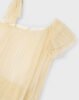 Girl Asymmetric Pleated Dress