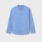 Boy Long Sleeve Band-Collar Shirt