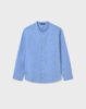 Boy Long Sleeve Band-Collar Shirt
