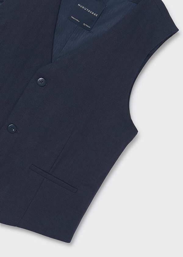 Boy Formal Linen Waistcoat