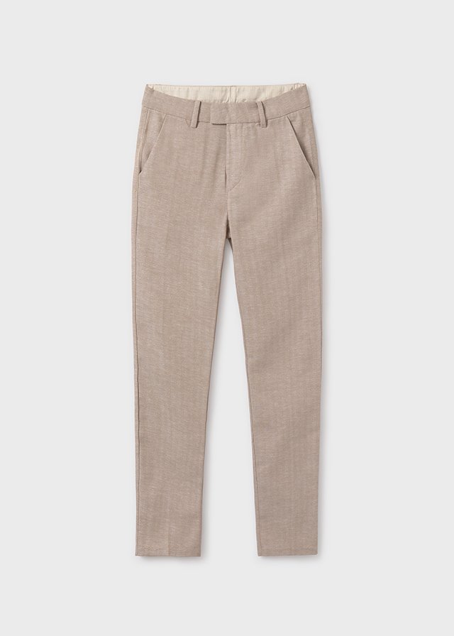 Boy Linen Chino Pants