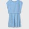 Girl combined pleated dress