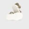 Baby sandals with serrated sole