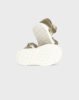 Baby sandals with serrated sole
