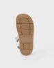 Girl sandals with serrated sole
