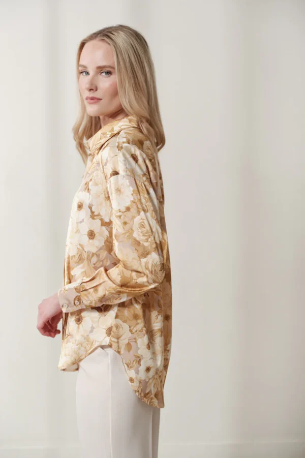 Flower print shirt