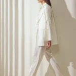 Shiny women suit