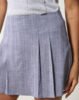 Short pants pleated