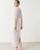 Lace midi skirt