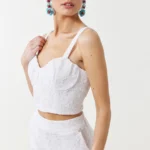 Lace crop top