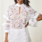 Lace crop top