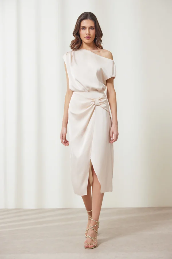 Silk skirt set