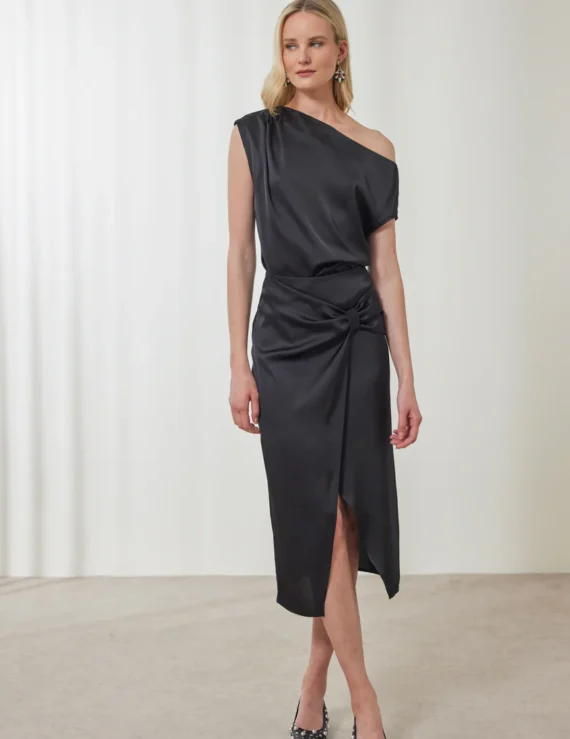 Silk skirt set