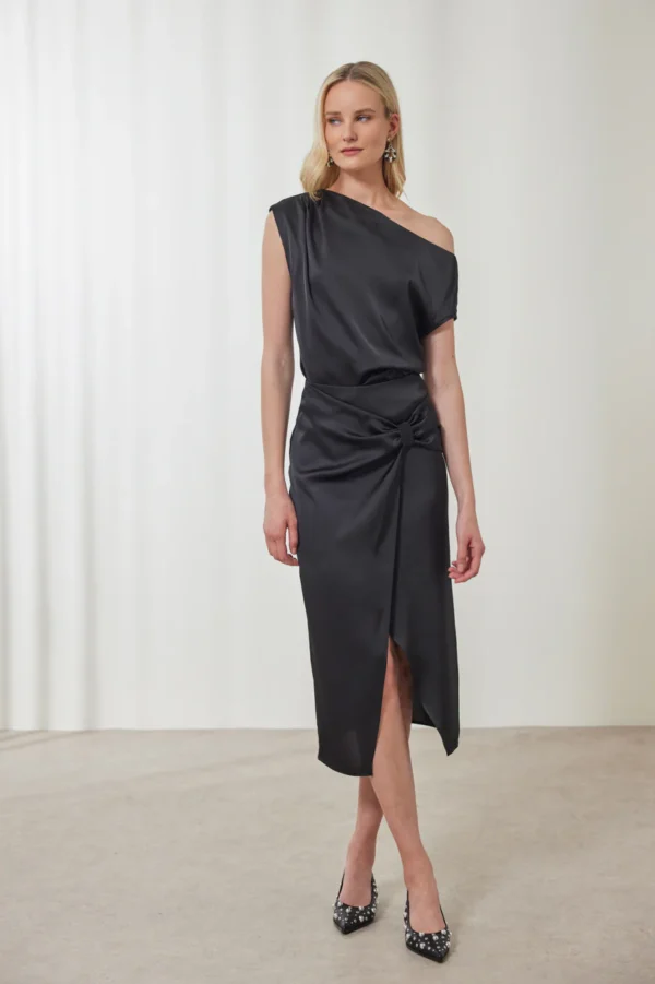 Silk skirt set