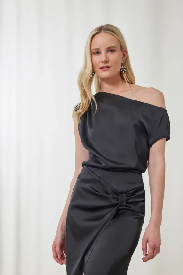 Silk skirt set