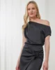 Silk skirt set