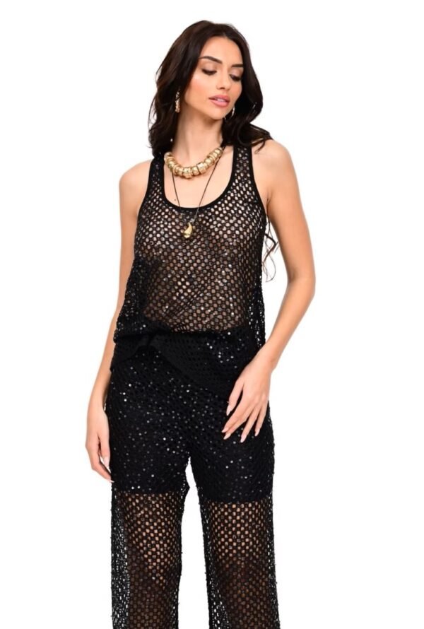 3 pieces sequin set