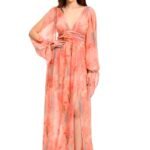Maxi print dress
