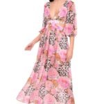 Animal print dress