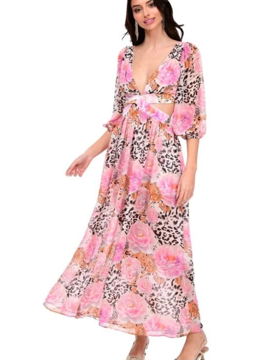 Animal print dress