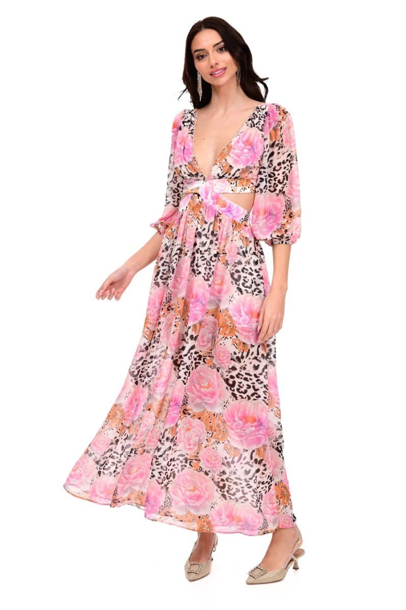 Animal print dress