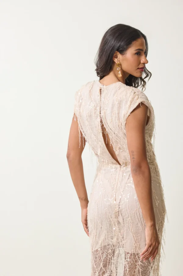 Evening sequin dress
