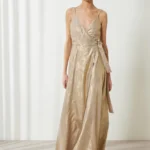 Evening dress gold