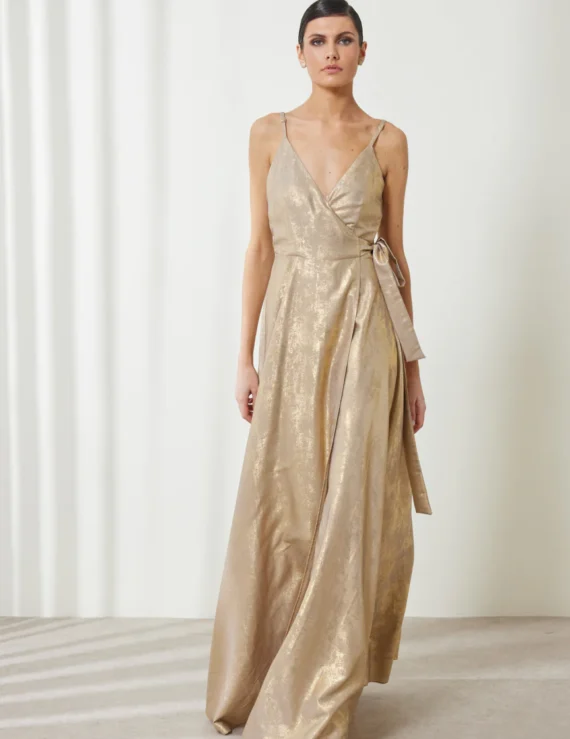 Evening dress gold