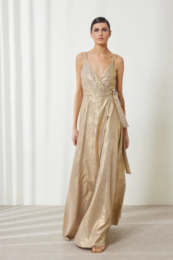 Evening dress gold