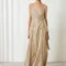 Evening dress gold