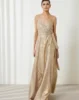 Evening dress gold