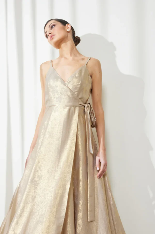 Evening dress gold