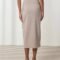 Button front skirt