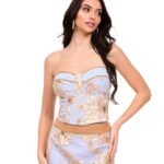 Bustier embroidery