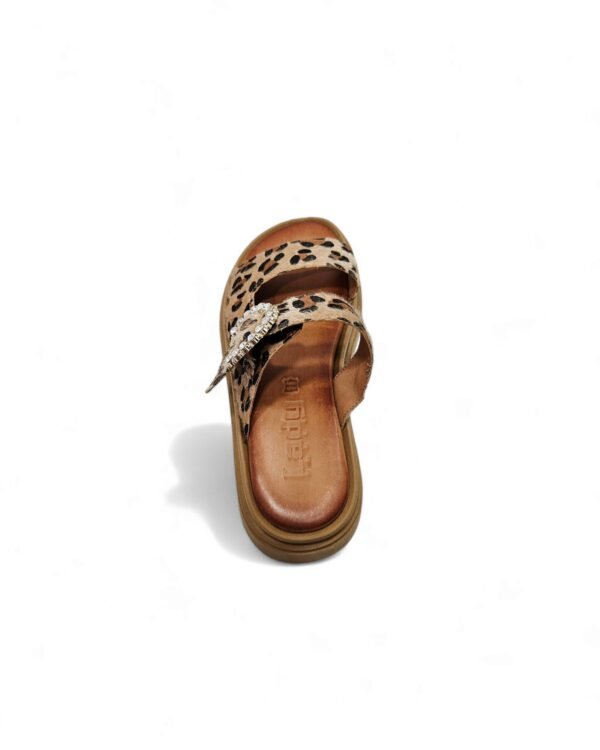 Leather slippers