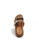 Leather slippers