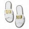 Leather slippers
