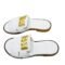 Leather slippers