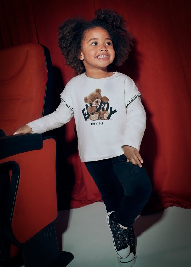 Girl velvet leggings