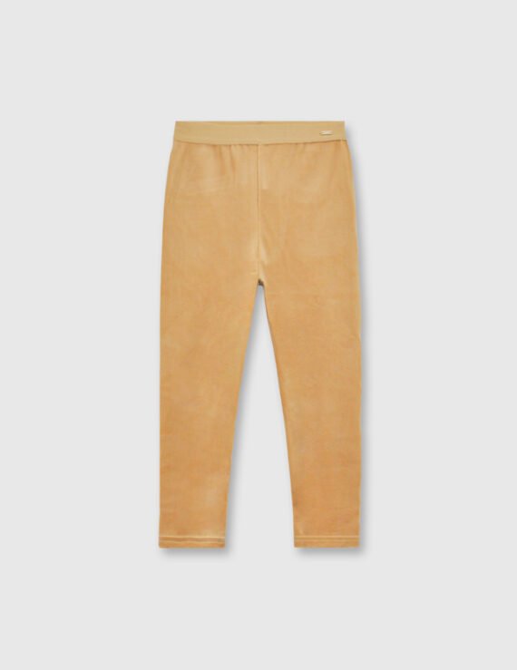 Girl velvet leggings