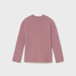 Babys knitted jumper with mid high neck