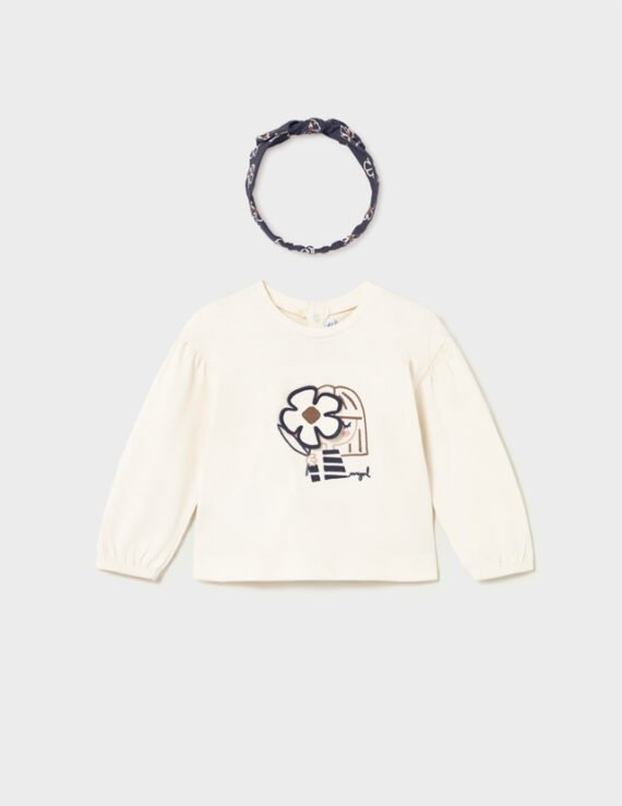 Babys shirt with headband