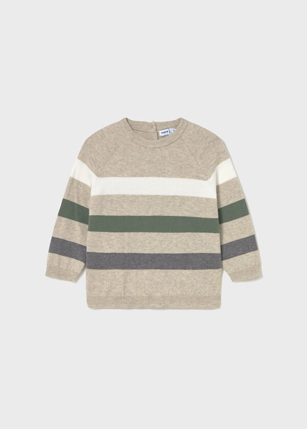 Baby block striped jumper