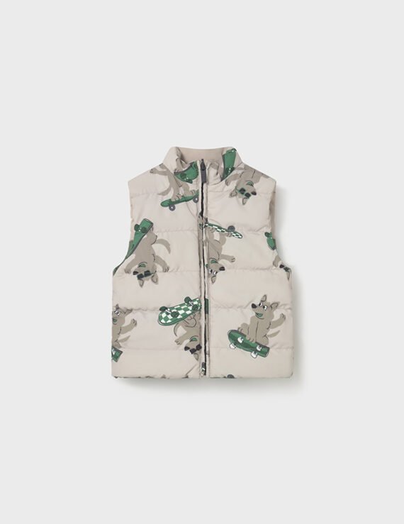 Baby reversible gilet