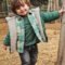 Baby unisex reversible coat