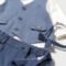 Newborn shirt set with bow tie and waistcoat