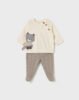 Newborn jumper and footed trouser set