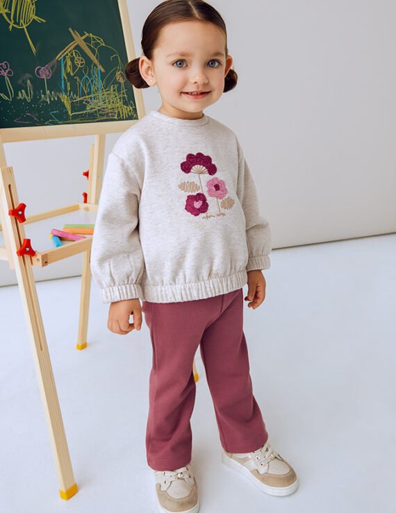 Baby legging and bell sleeve jumper set